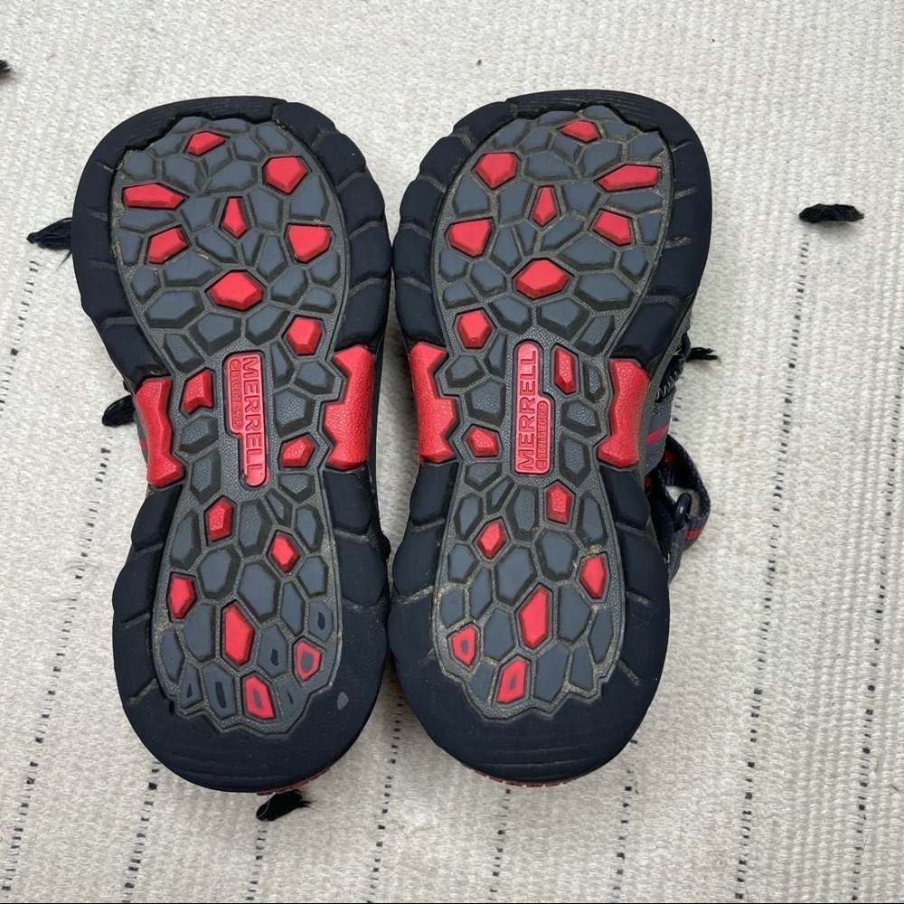 Merrell Hydro Hiker Water Red Sandal Youth 12 - Picture 6 of 11